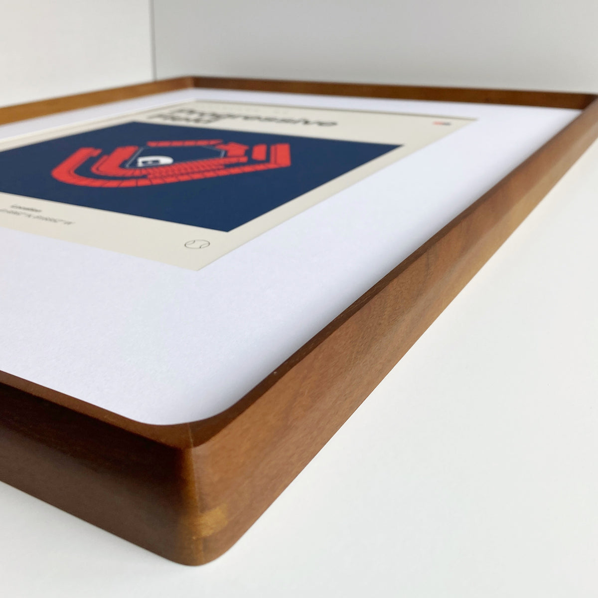 cleveland guardians progressive field print