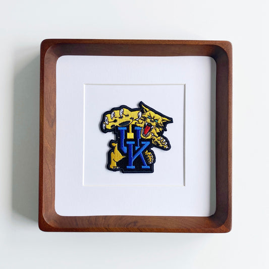 framed university of kentucky vintage patch style one