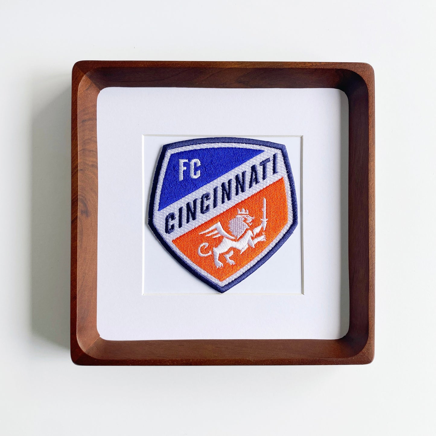 framed cincinnati fc vintage patch