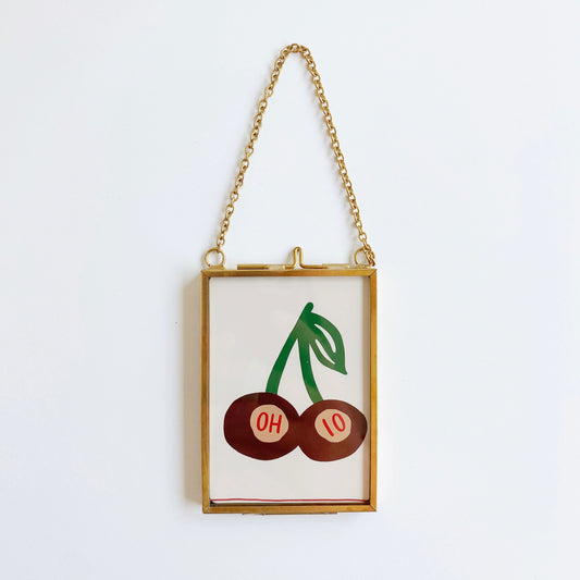 oh-io buckeyes framed mini print