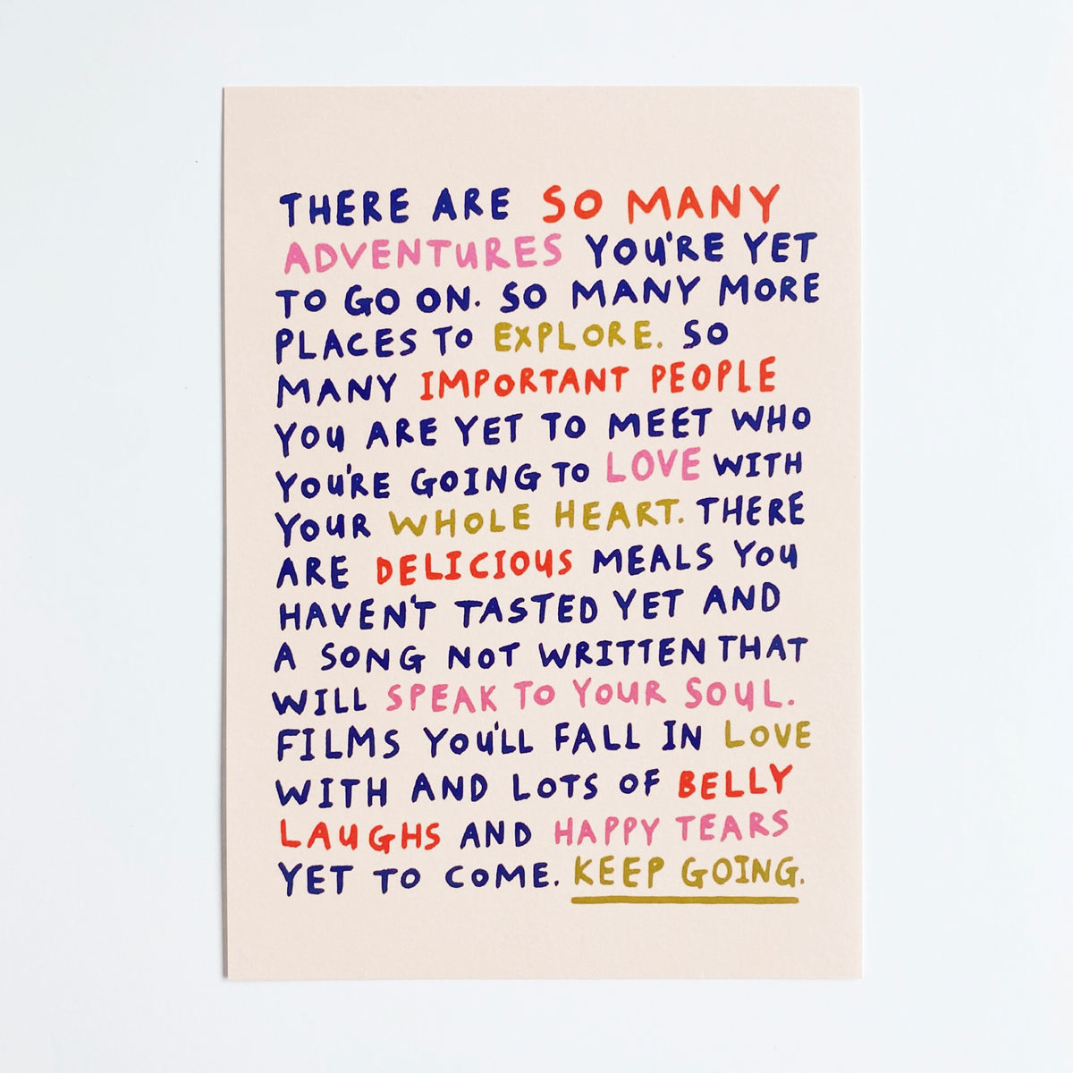 there are so many adventures fine art print