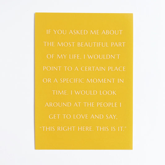 if you asked me fine art print