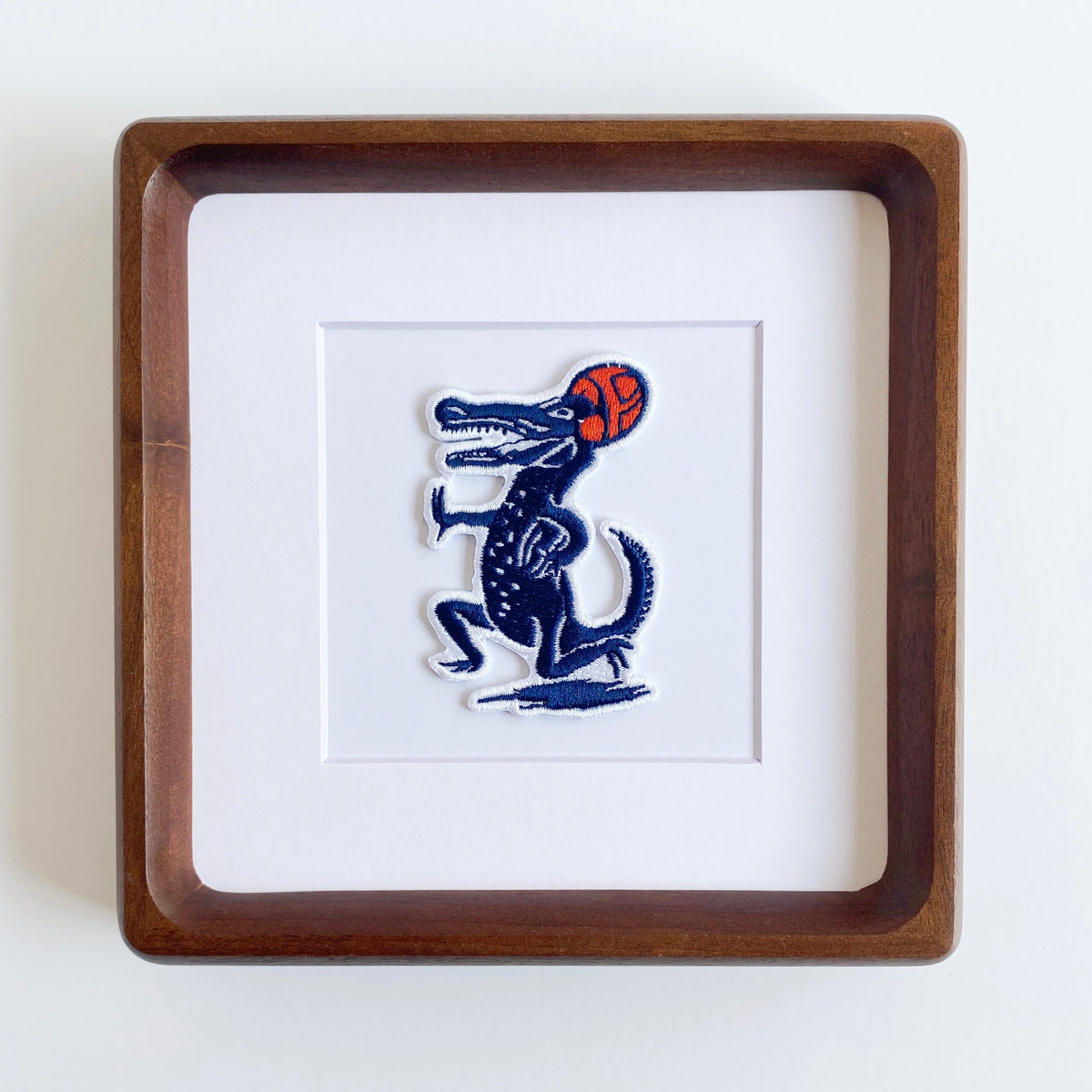framed university of florida gators vintage patch