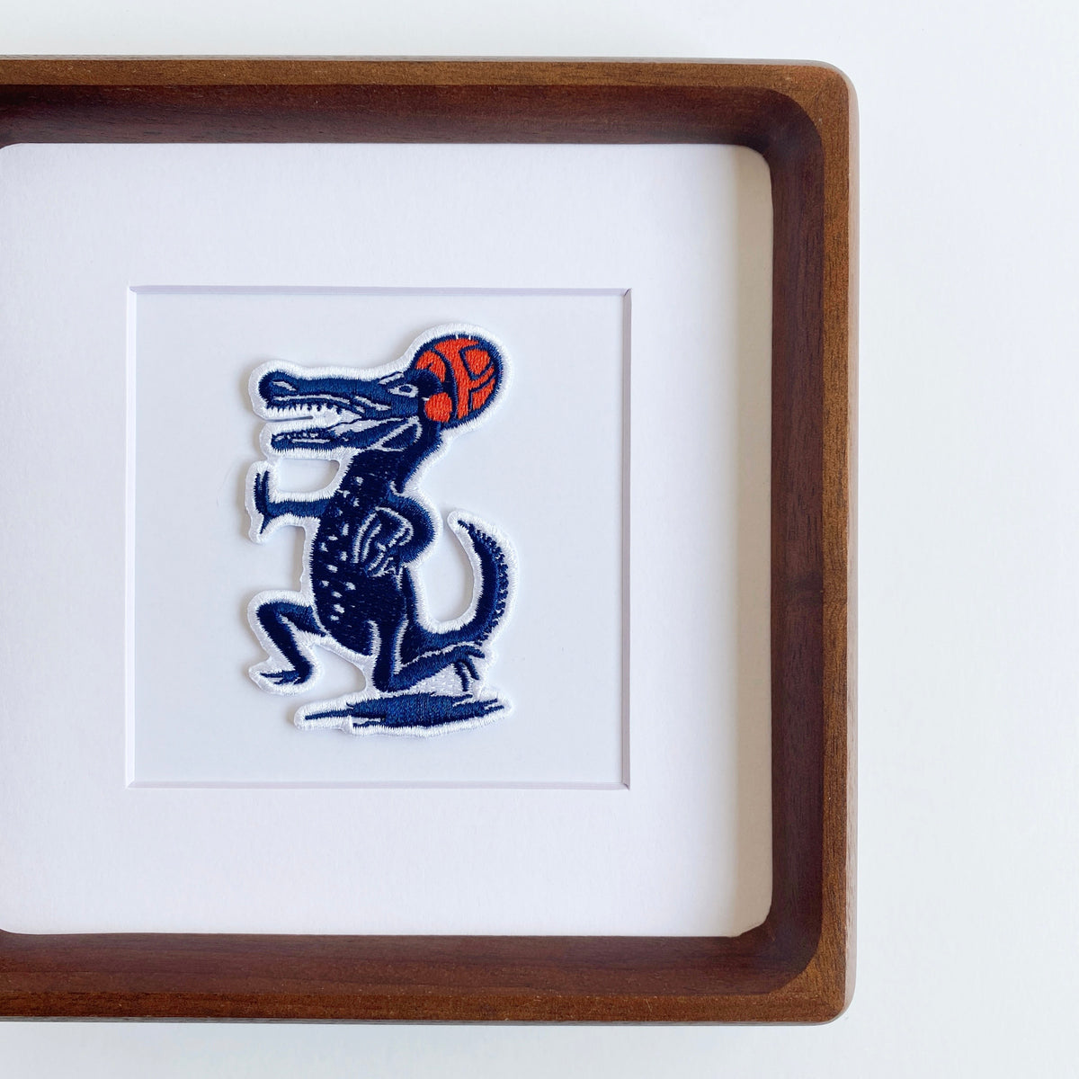 framed university of florida gators vintage patch