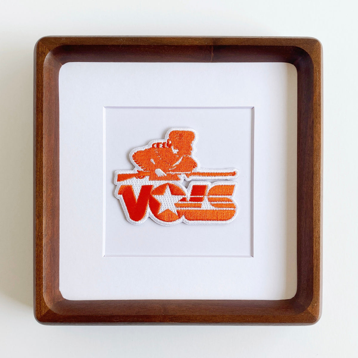 framed university of tennessee volunteers vintage patch