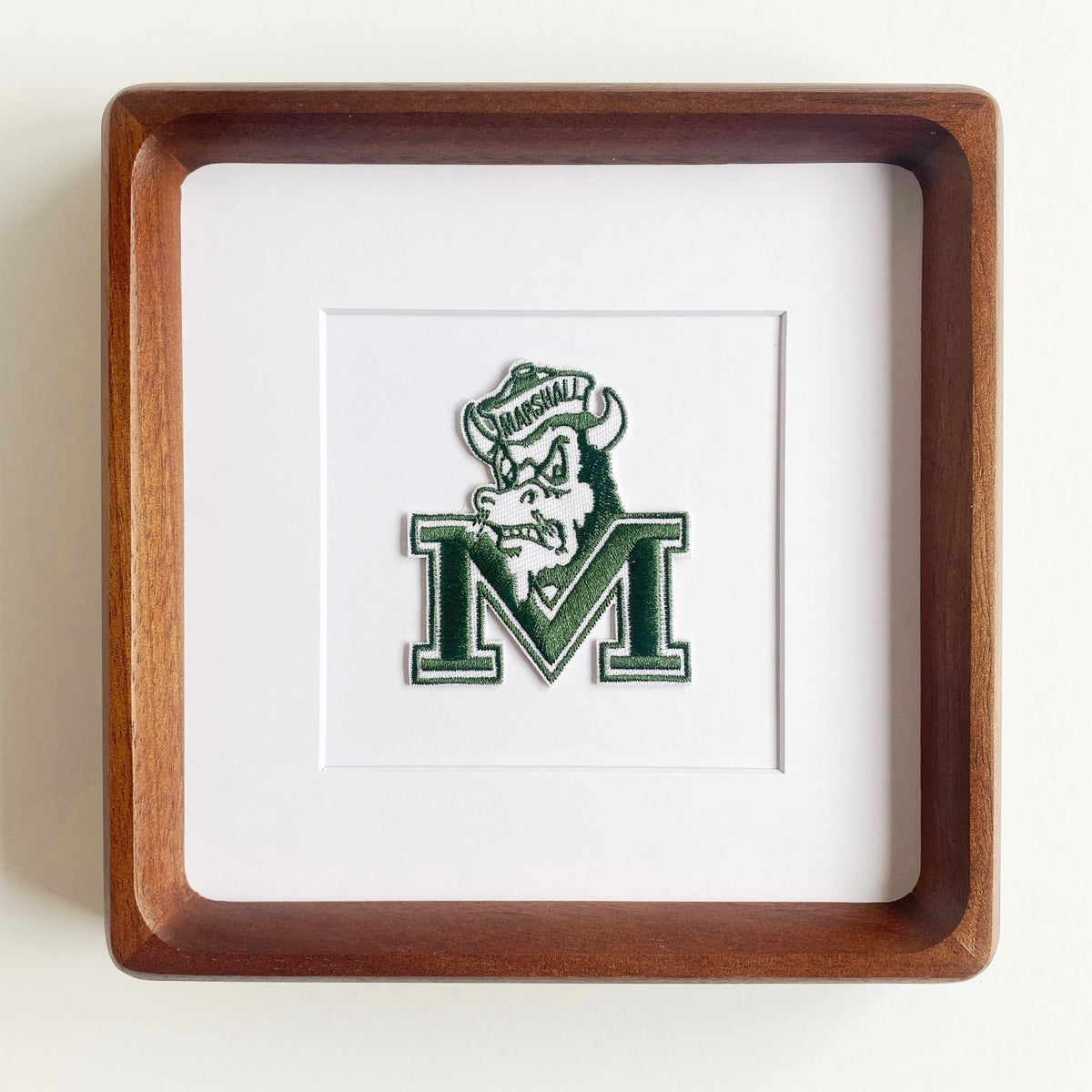 framed marshall university thundering herd