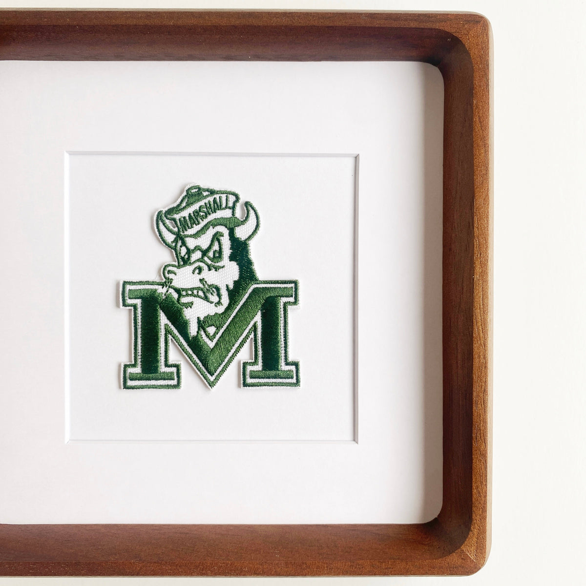 framed marshall university thundering herd