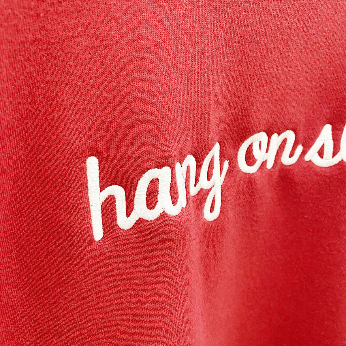 hang on sloopy stitched mock neck