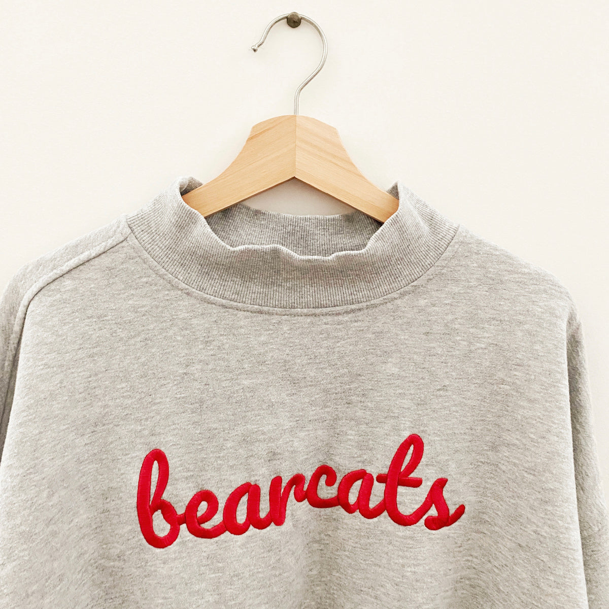 cincinnati bearcarts stitched mock neck