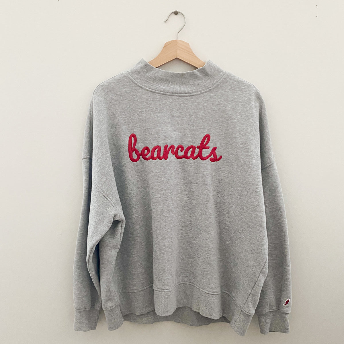 cincinnati bearcarts stitched mock neck