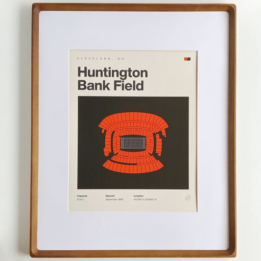 cleveland browns huntington bank field print