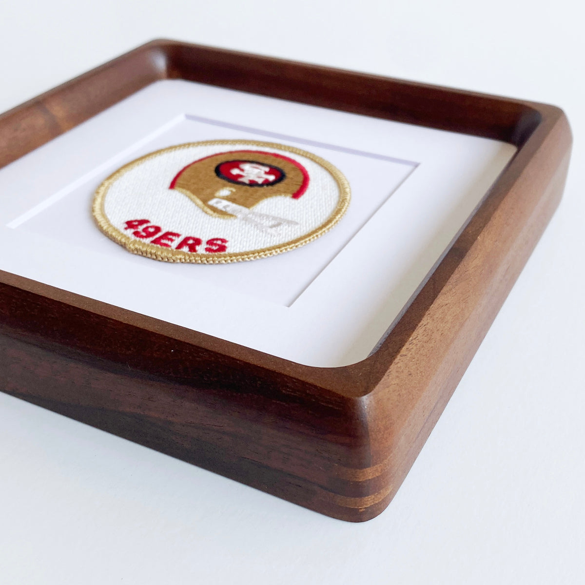 framed san francisco 49ers vintage patch